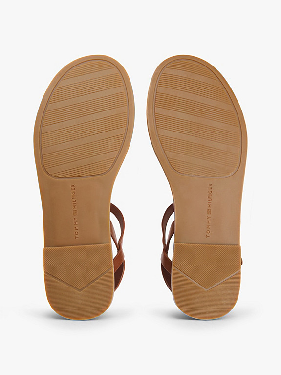 Ledersandale mit TH-Monogramm am Riemen | Tommy Hilfiger (DE)