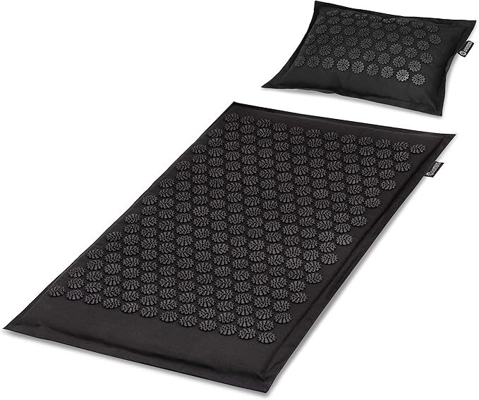 ProsourceFit Acupressure Mat and Pillow Set for Back/Neck Pain Relief and Muscle Relaxation | Amazon (US)