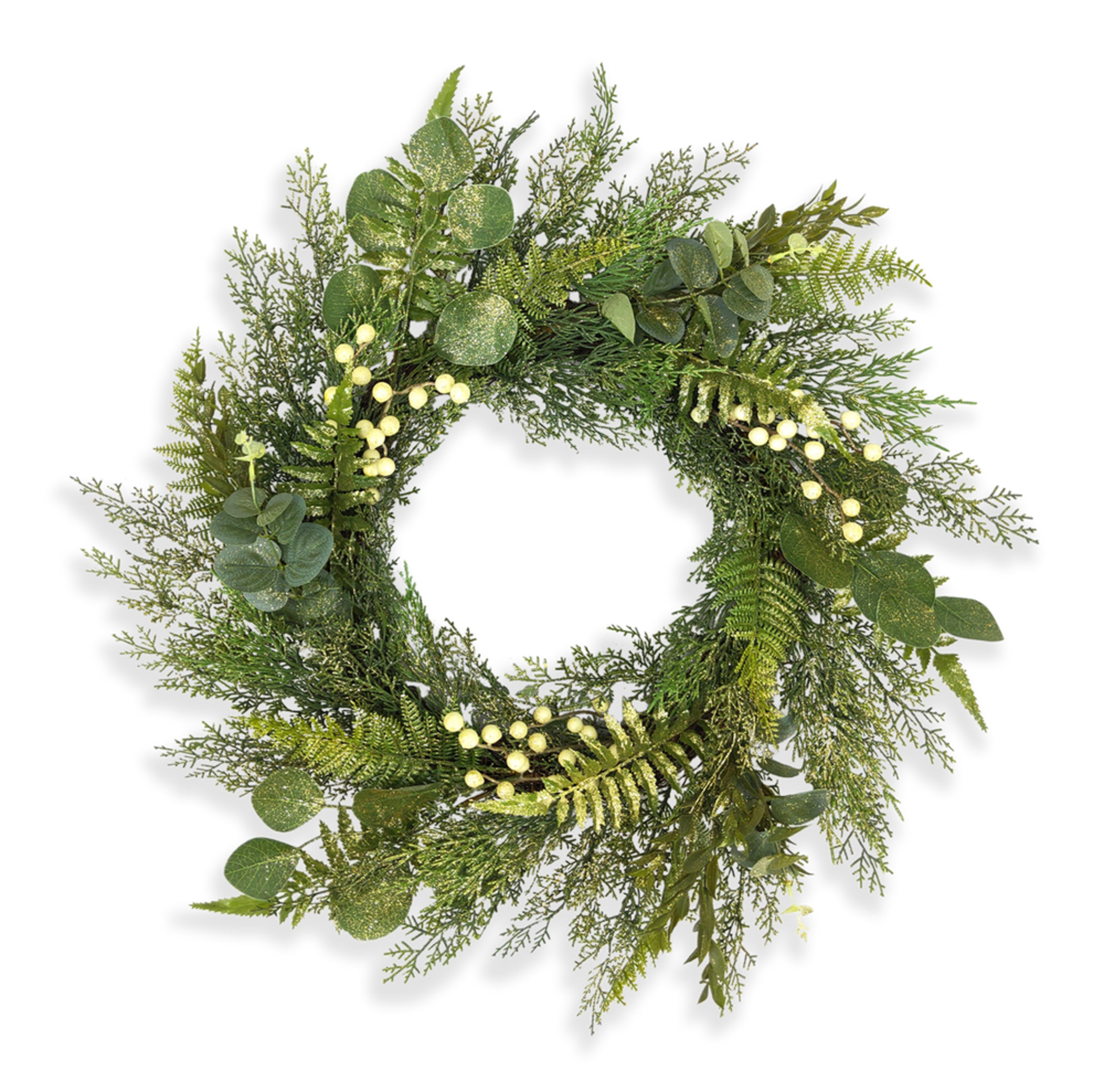 CANVAS Christmas Glittering Decoration Artificial Enchanted Wreath, 24-in | Canadian Tire