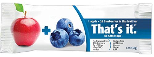 That's it Fruit Bar, Apple and Blueberry 1.2 Ounce,12 Count | Amazon (US)