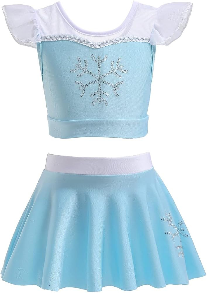 MYRISAM Girls Princess Two-Piece Tankini Swimsuits Party Bathing Suits Ruffles Beach Surf Swimmin... | Amazon (US)