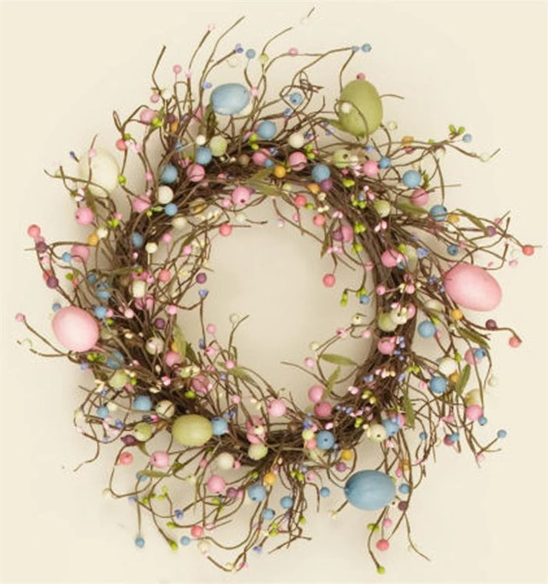 Spring Eggs & Berries 16" Easter Wreath | Free USA Shipping | Etsy (US)