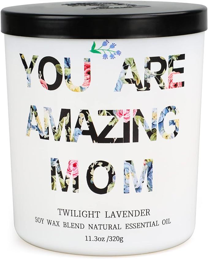 Candles, Gifts for Mom - You are Amazing Mom, Lavender Candle, Strees Relief Soy Scented Candles ... | Amazon (US)