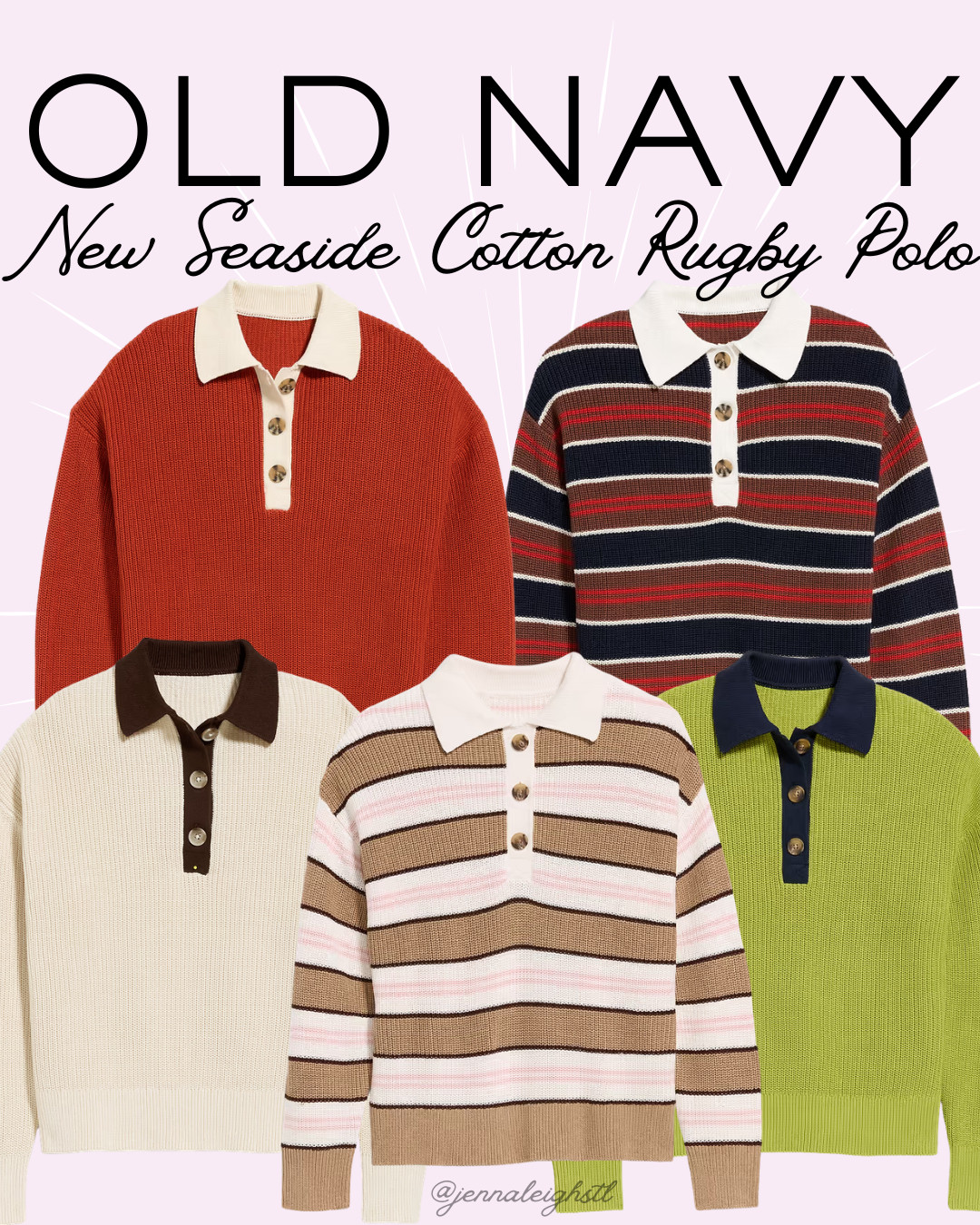 Loving these Seaside Cotton Rugby Polos from Old Navy! 🏉 They are 40% off today and such a cute, easy piece for transitioning into fall. I love the classic rugby-inspired look! 

 #LTKSeasonal #LTKSaleAlert #LTKMidsize