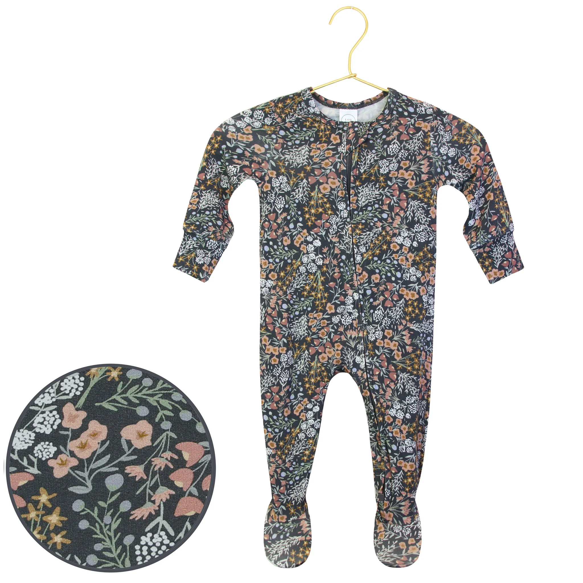 Bea Zipper Footies | Lou Lou & Company