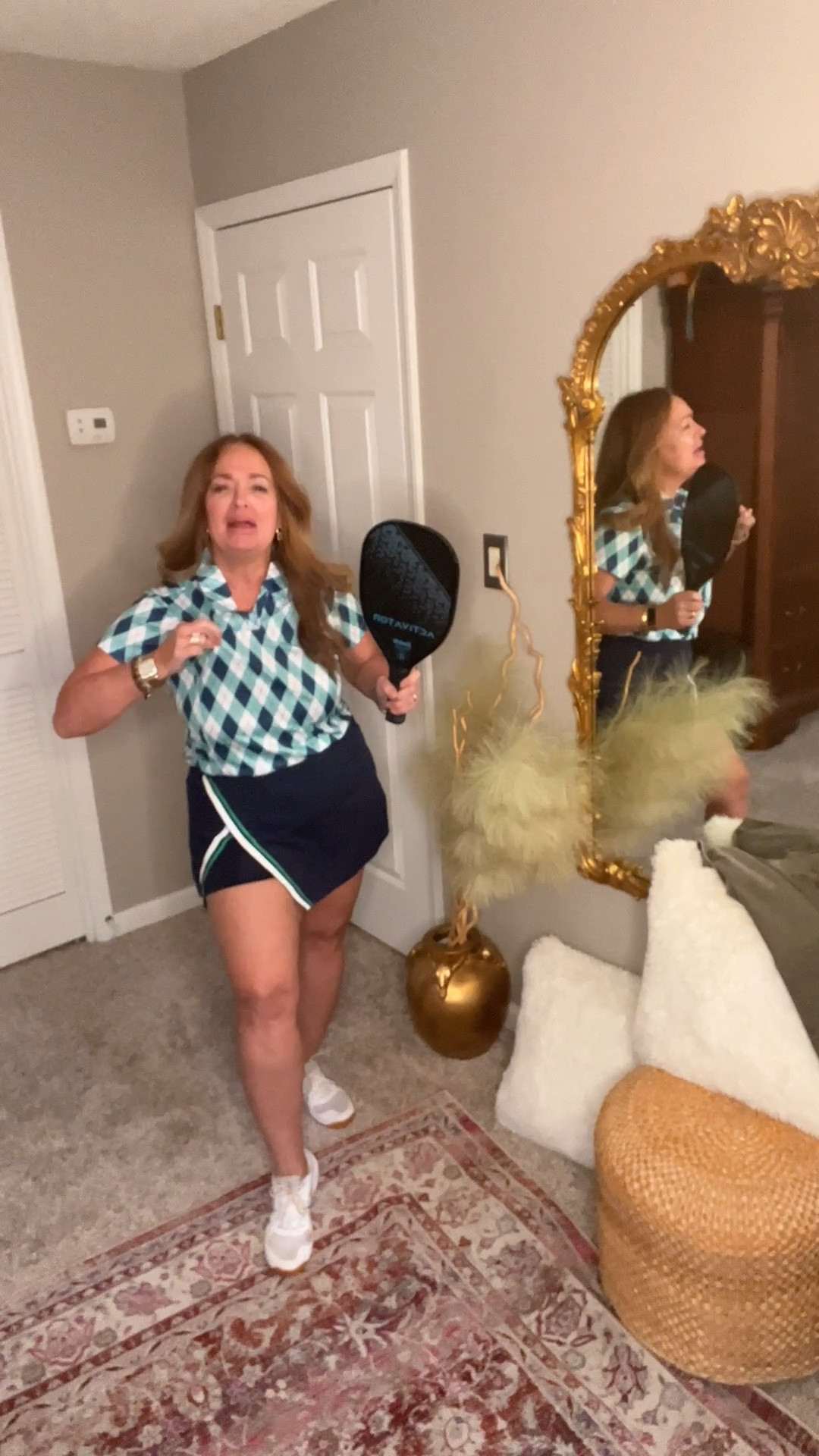 Womens golf shirt 50 upf collared short sleebe quick dry tennis/puckleball/ golf appropriate. 

#LTKActive #LTKmorningroutine #LTKfitnessgoals