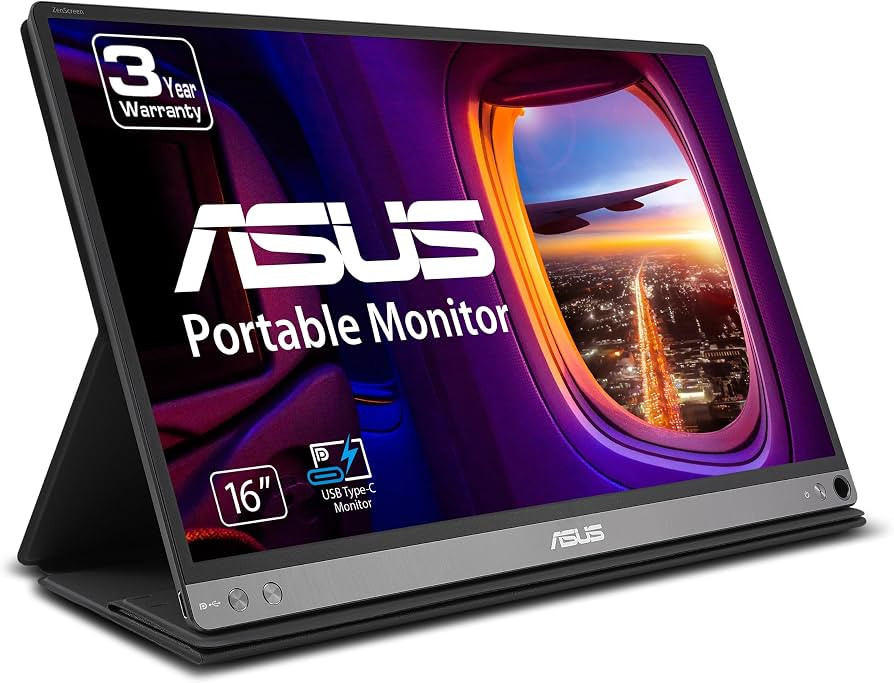 ASUS ZenScreen 15.6” 1080P Portable USB Monitor (MB16AC) - Full HD (1920 x 1080), IPS, USB Type... | Amazon (US)