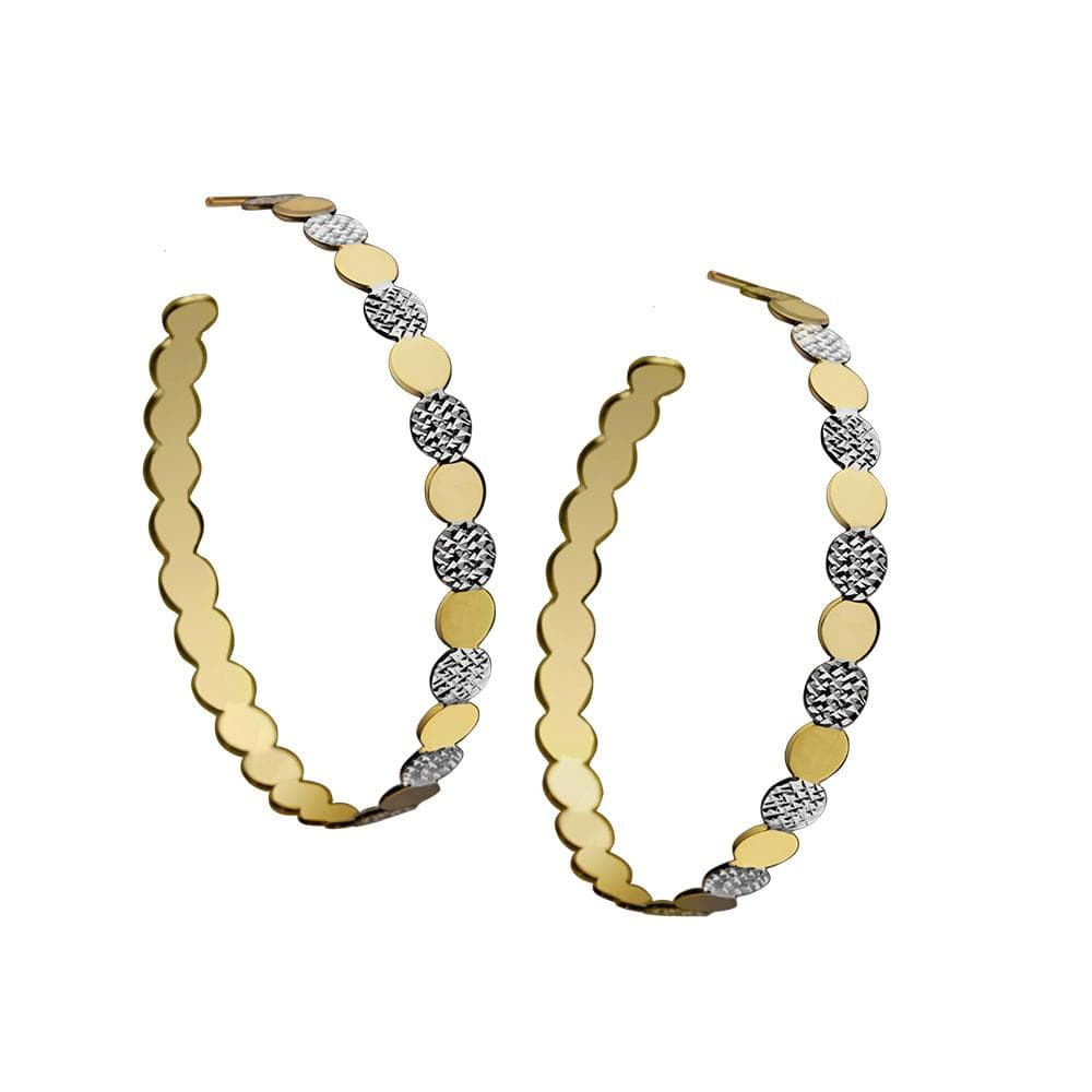 Bianca 2.5" Hoops | Jennifer Zeuner Jewelry