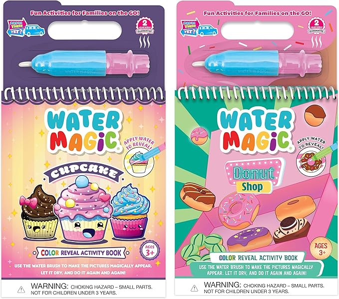 Water Magic - Patented Gourmet Scented Reusable Water Reveal Activity Books - No Mess, All Fun (C... | Amazon (US)