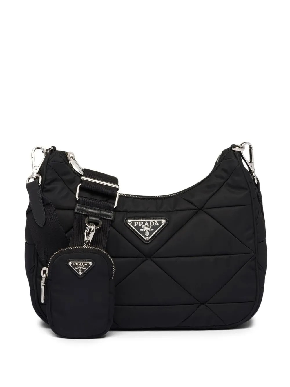 PradaPadded Re-Nylon shoulder bag | Farfetch (BR)