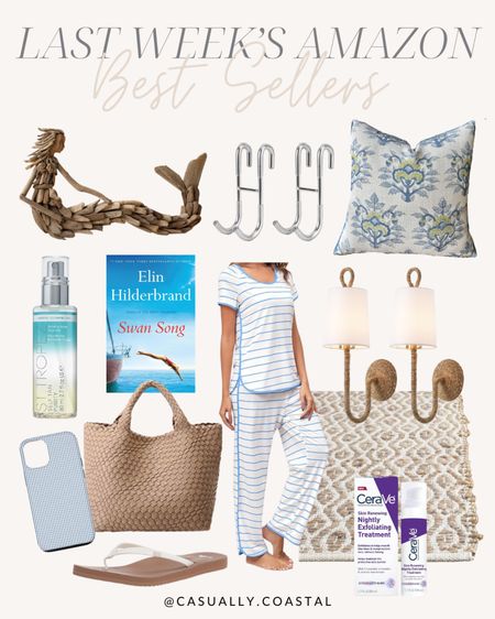 Last Week’s Amazon Best Sellers! 

Amazon home decor, coastal home decor, coastal style, Amazon pajamas, summer pajamas, striped pajamas, Amazon pillows, coastal pillows, summer pillows, blue & white pillows, living room decor, Amazon tote bag, woven handbag, Amazon purse, coastal tote bag, coastal phone case, sandals, Amazon sandals, Amazon rug, beach sandals, Amazon shower hooks, Amazon sconce lighting, woven wall sconces, coastal lighting, shower door hooks, Swan Song by Elin Hilderbrand, beach books, accent throw pillow cover, CeraVe skin renewing nightly exfoliating treatment, CeraVe face serum, St. Tropez self tan face mist, self tanner, mermaid wall decor, Amazon wall decor, rattan wall sconce, navy blue striped phone case, 3x5 rug, Amazon rugs, living room rugs, neutral rugs, bedroom rugs, woven rugs, 9x12 rugs, 8x10 rugs, 5x8 rugs, flat weave jute rug, striped pajama set, beach bag, Amazon beach bag, Amazon pool bag, woven tote bag, flip flops, summer sandals 

#LTKFindsUnder100 #LTKFindsUnder50 #LTKHome