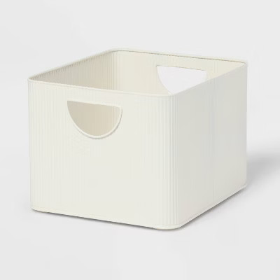 Metal Bin Small Ivory - Brightroom™ | Target