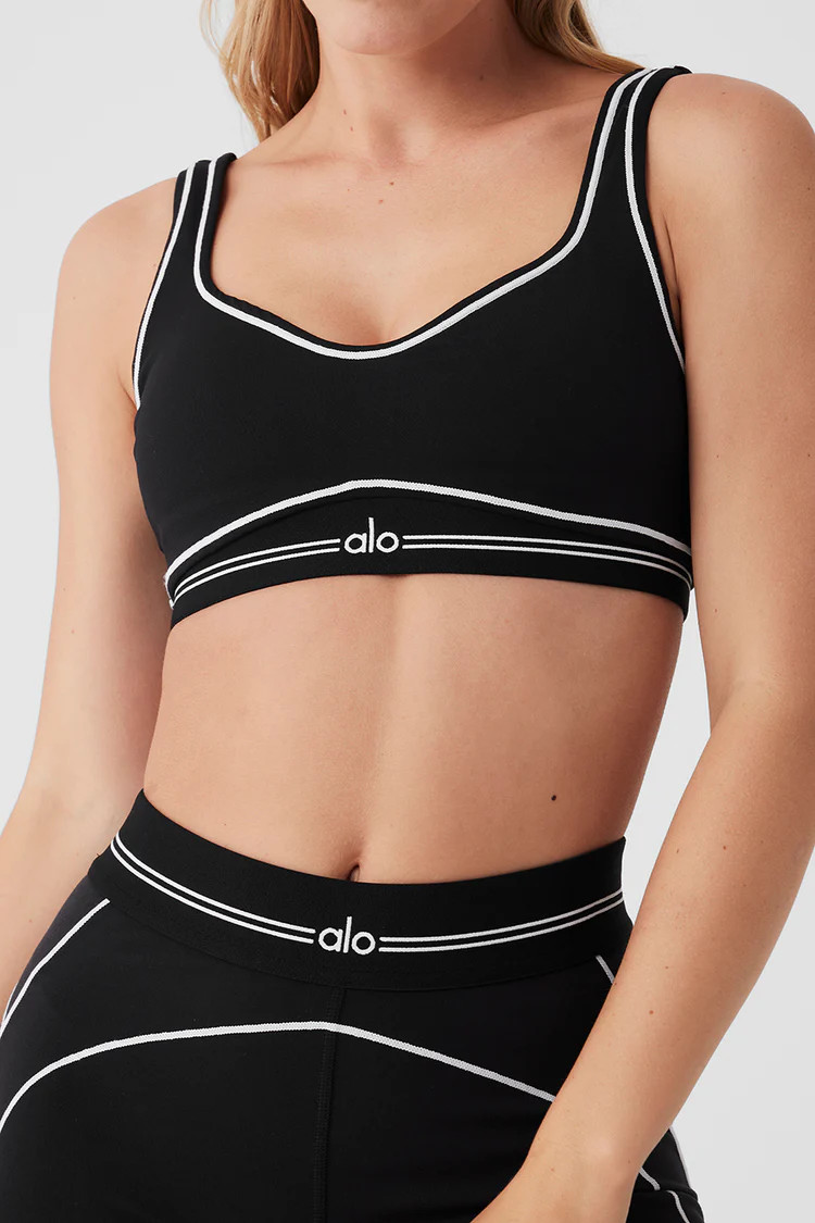 Airbrush Heart Throb Bra | Alo Yoga (US)