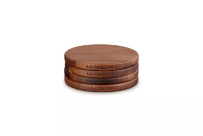 Le Creuset Gourmand Collection Petite Magnetic Wooden Trivet, 5.5 Inch | Belk