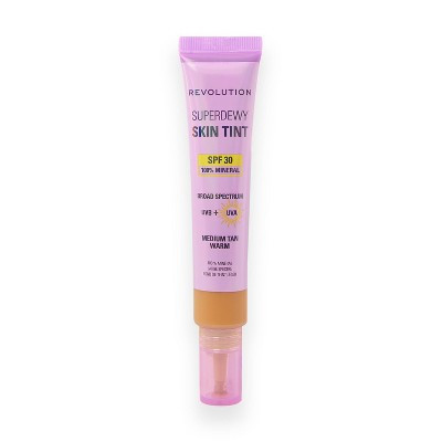 Makeup Revolution Superdewy Sundew Skin Tint - SPF30 - Medium Tan Warm - 0.94oz | Target