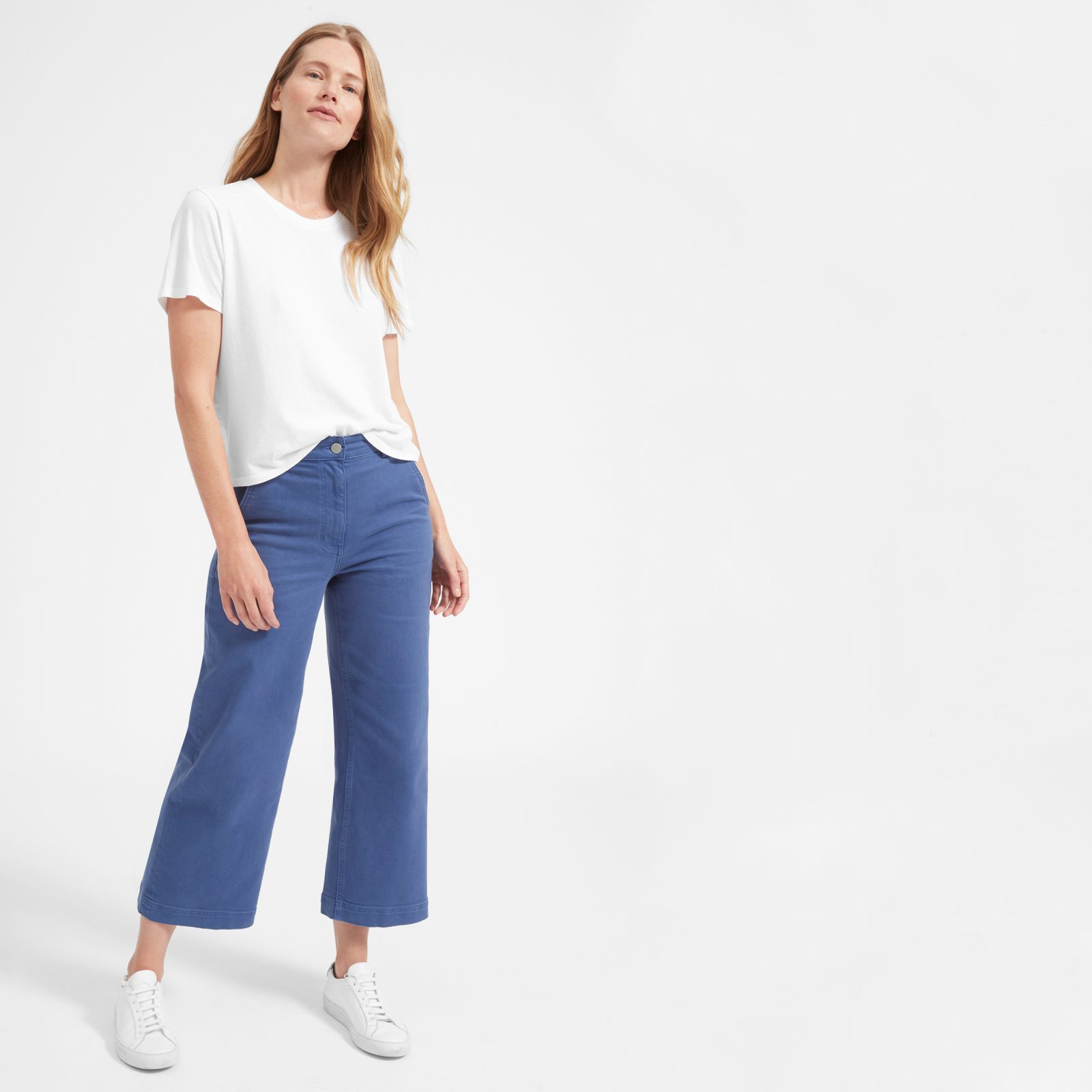 Women's Cotton Box-Cut T-Shirt by Everlane in White, Size XXS | Everlane