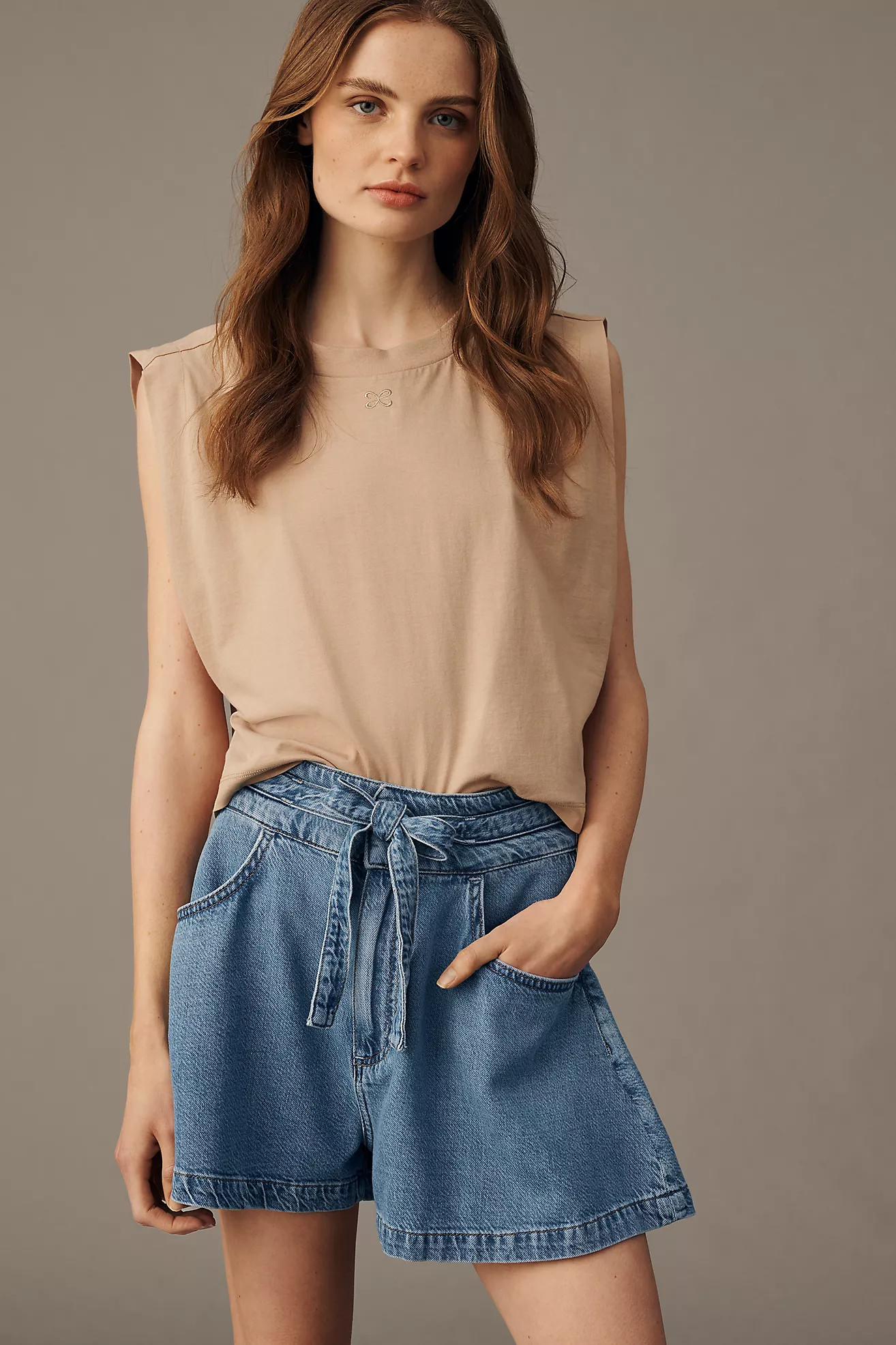 PAIGE Mathilda Denim Shorts | Anthropologie (US)