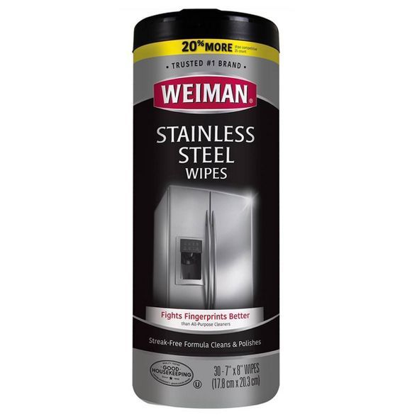 Weiman Stainless Steel Wipes - 30ct | Target