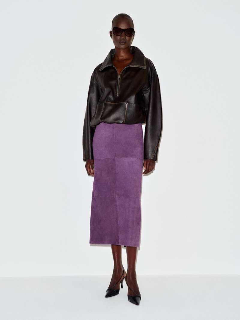 Veda Cole Low Waist Leather Maxi Skirt | Reformation (Global)