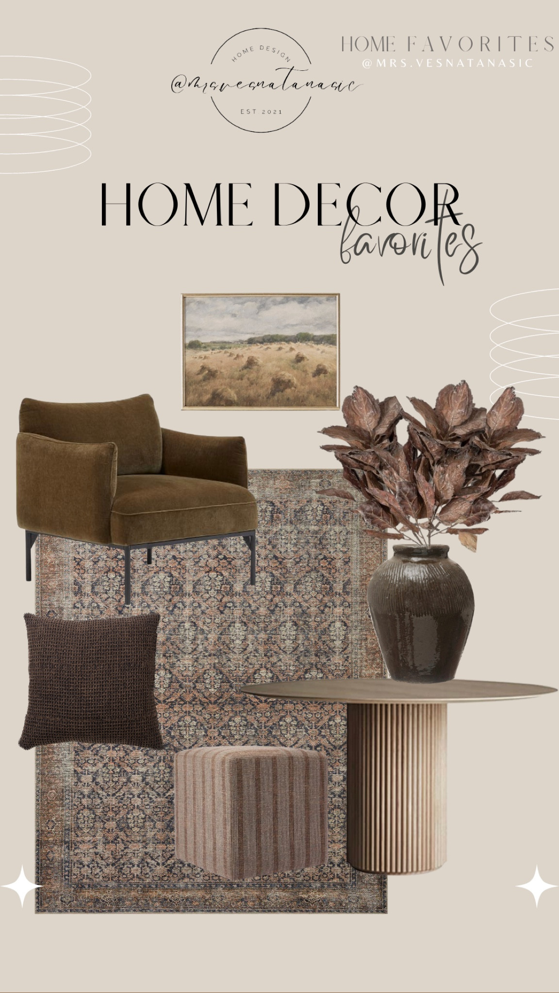 Fall inspired home pieces with my favorite pedestal table! 

Follow @mrs.vesnatanasic on Instagram for daily home decor, interior design, styling & daily inspiration weekend sale, studio mcgee x target new arrivals, coming soon, new collection, fall collection, spring decor, console table, bedroom furniture, dining chair, counter stools, end table, side table, nightstands, framed art, art, wall decor, rugs, area rugs, target finds, target deal days, outdoor decor, patio, porch decor, sale alert, dyson cordless vac, cordless vacuum cleaner, tj maxx, loloi, cane furniture, cane chair, pillows, throw pillow, arch mirror, gold mirror, brass mirror, vanity, lamps, world market, weekend sales, opalhouse, target, jungalow, boho, wayfair finds, sofa, couch, dining room, high end look for less, kirkland’s, cane, wicker, rattan, coastal, lamp, high end look for less, studio mcgee, mcgee and co, target, world market, sofas, couch, living room, bedroom, bedroom styling, loveseat, bench, magnolia, joanna gaines, pillows, pb, pottery barn, nightstand, cane furniture, throw blanket, console table, target, joanna gaines, hearth & hand, arch, cabinet, lamp, cane cabinet, amazon home, world market, arch cabinet, black cabinet, crate & barrel, pottery barn, mcgee & co, entryway, foyer, rug, wood table, sale alert, pedestal table, round table, floor lamp, chair, vase, vintage, antique vase, vessel, cb2, home goods, arhaus, master bedroom, primary bedroom.

#LTKSeasonal #LTKsalealert #LTKhome