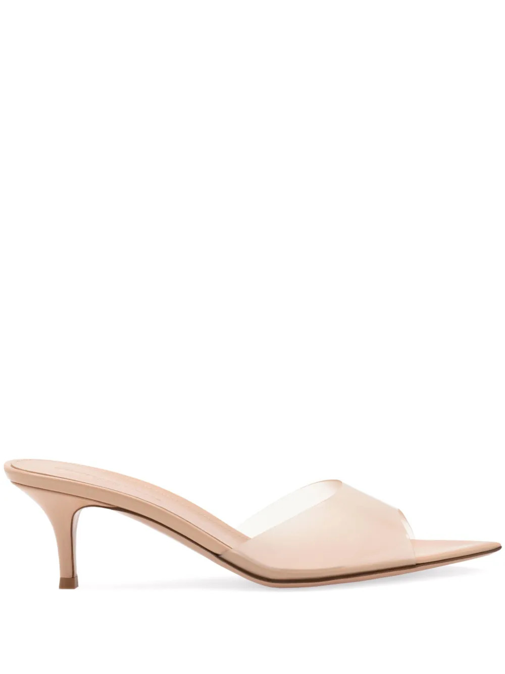 Elle 55mm translucent mules | Farfetch Global