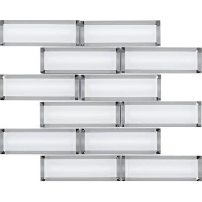 Satori Skylight 12-in x 12-in Natural Glass Brick Wall Tile Lowes.com | Lowe's
