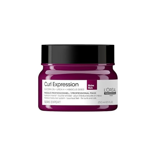 L'Oreal Professionnel Curl Expression Rich Mask | For Curly and Coily Hair | Provides Intense Hydration& Curl Definition | With Glycerin | 8.5 Fl. Oz. | Amazon (US)