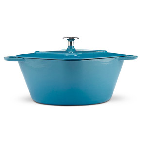 PADERNO Dutch Oven, Durable Cast Iron, Oven Safe, Atlantic Blue, 6.5-qt#142-3483-4 | Canadian Tire