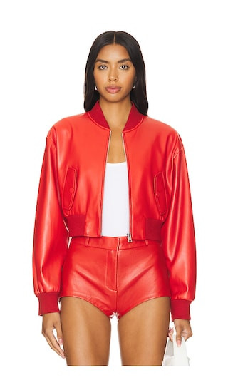 Evelin Jacket in Crimson | Revolve Clothing (Global)
