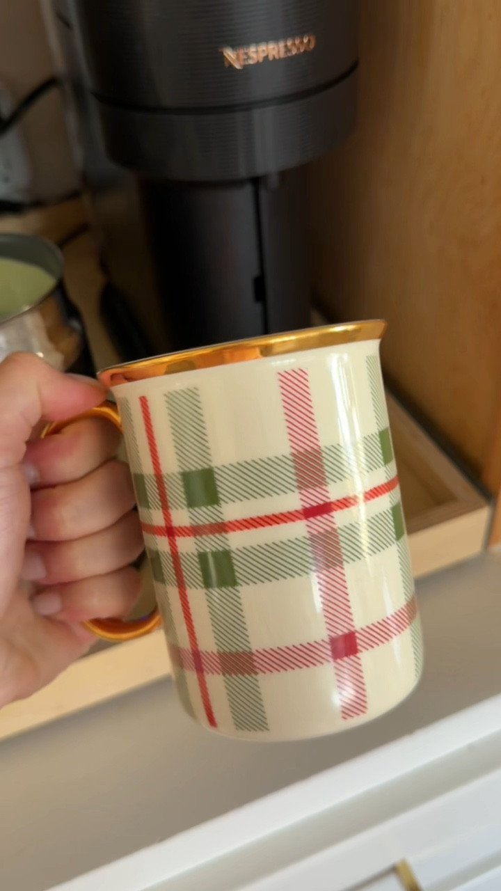 Having my afternoon matcha with these adorable holiday plaid mugs that come in a set of 4 and are on sale for 50% off! Love the subtle holiday flair and is the perfect size for coffee, teas, and more  

#LTKHome #LTKSaleAlert #LTKHoliday