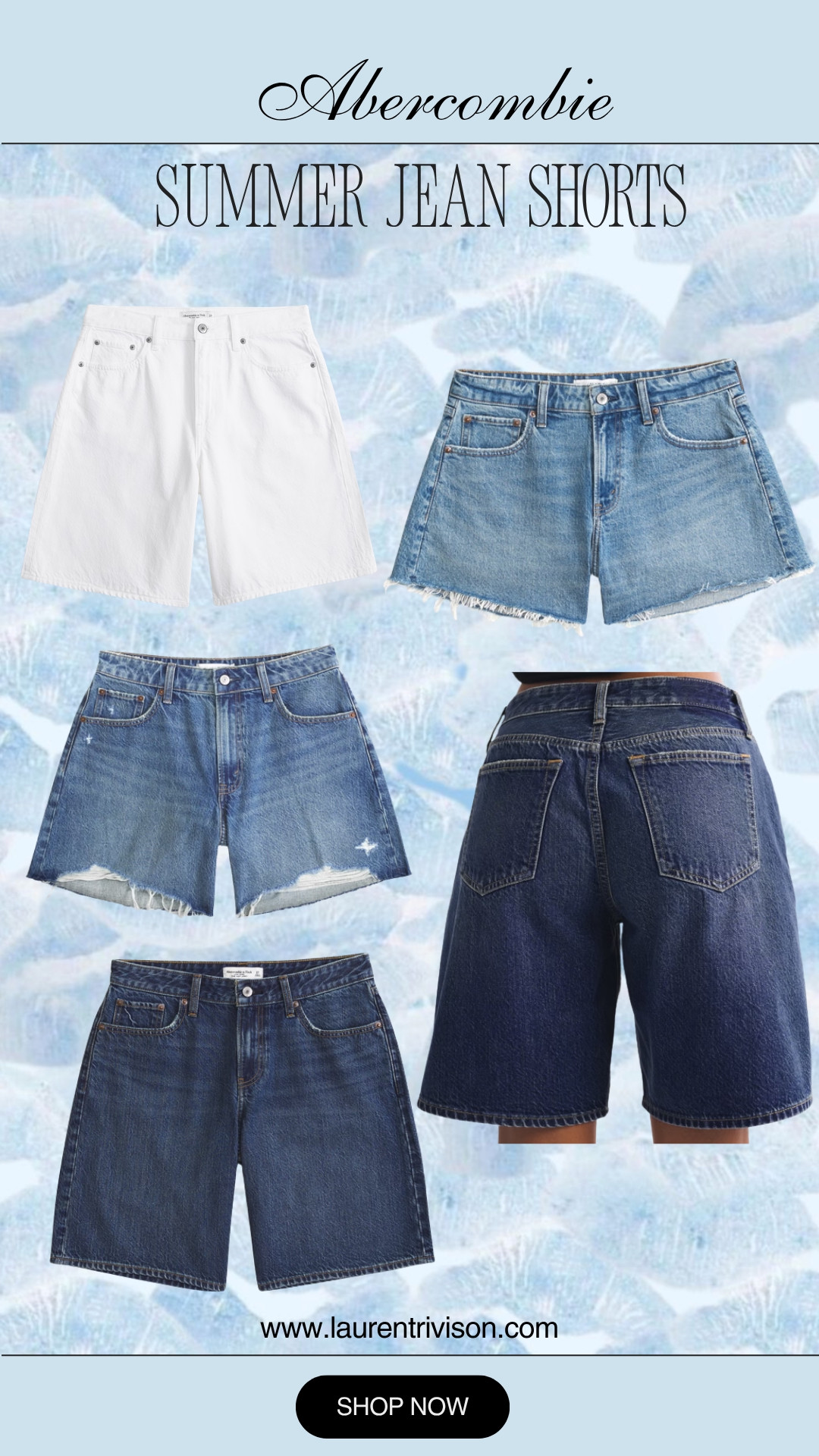 Currently loving shorts season and Abercrombie is the best 🩵👖 Here are some of my favorite summer jean shorts. From white denim and frayed to longer jorts styles in light and dark wash. There's a pair here for you in whatever style you like! 🙌 These are the shorts you'll be reaching for all summer long!! 

 #LTKootd #LTKSeasonal #LTKMidsize