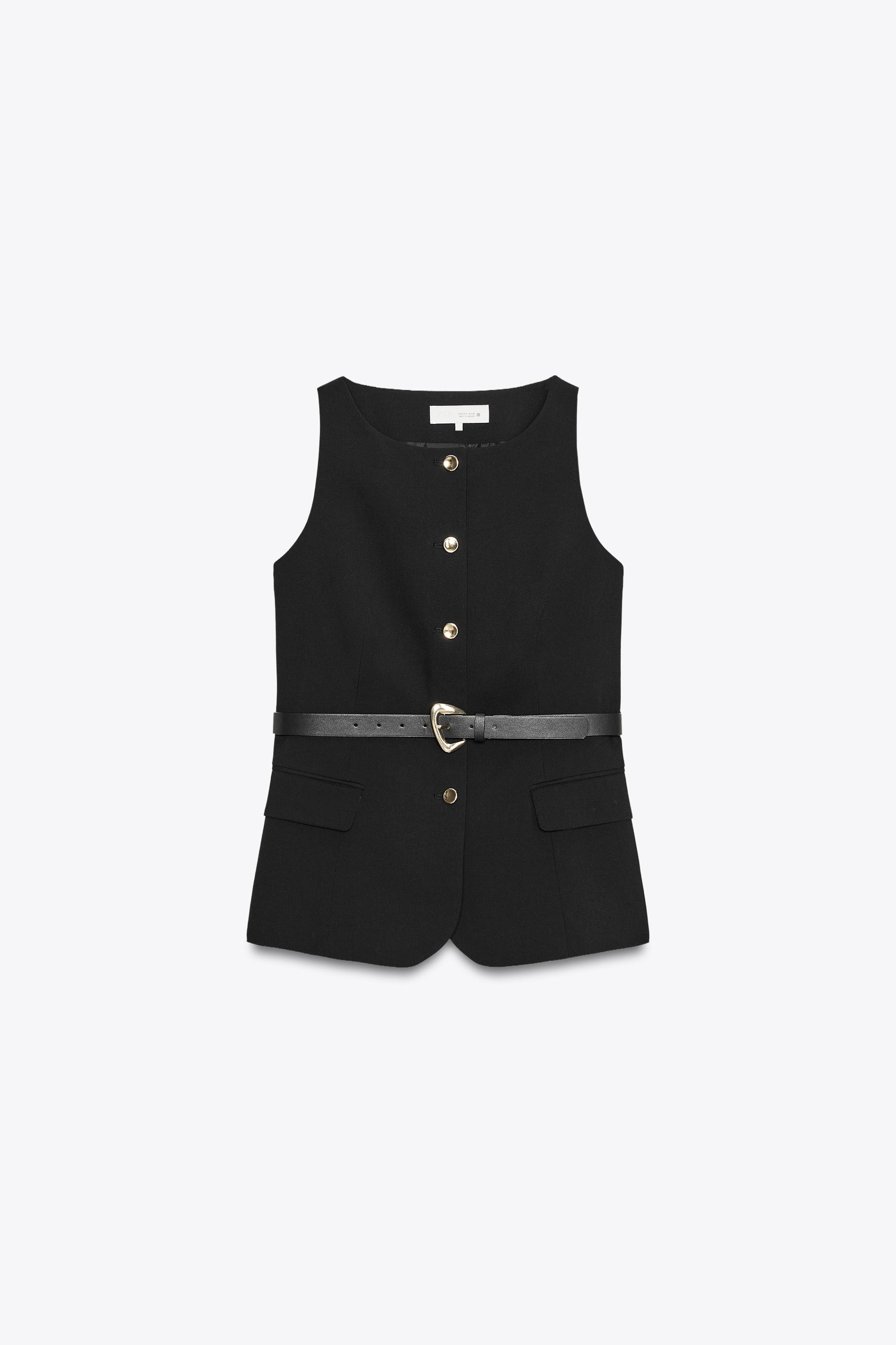 BELTED VEST | Zara US