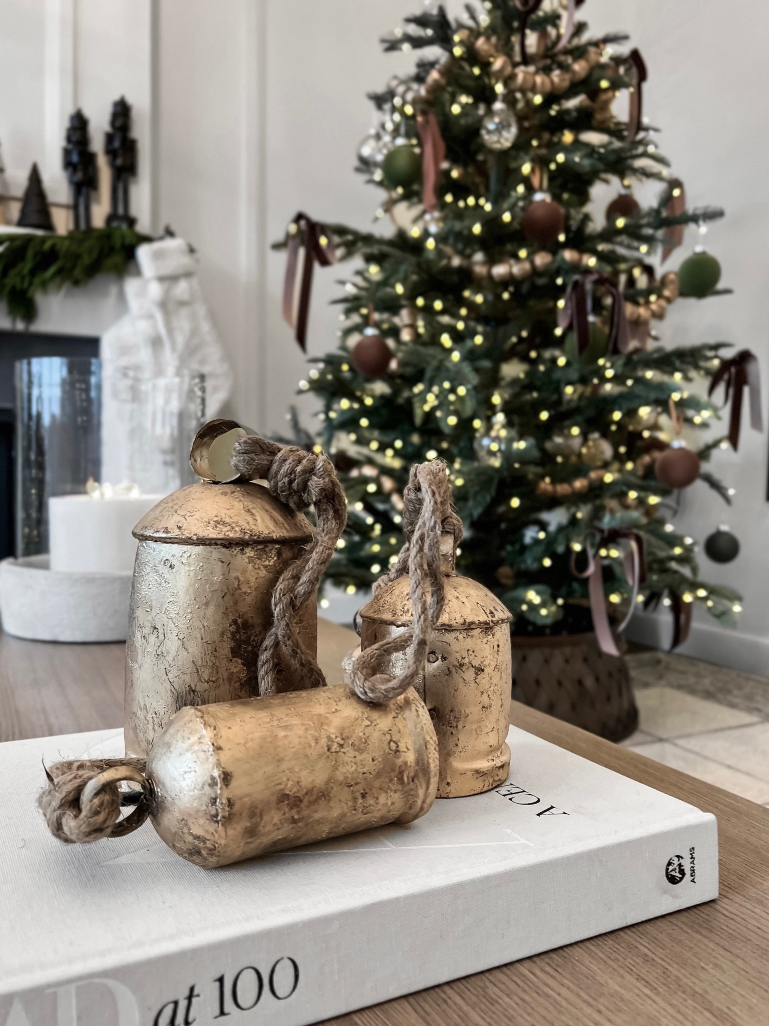 Hey friend! These Christmas bells are the perfect Christmas accessory that you can style anywhere ☺️ Perfect on top of your coffee table, sideboard, or tray 💕🫶🏽

#LTKCyberWeek #LTKhome #LTKHoliday