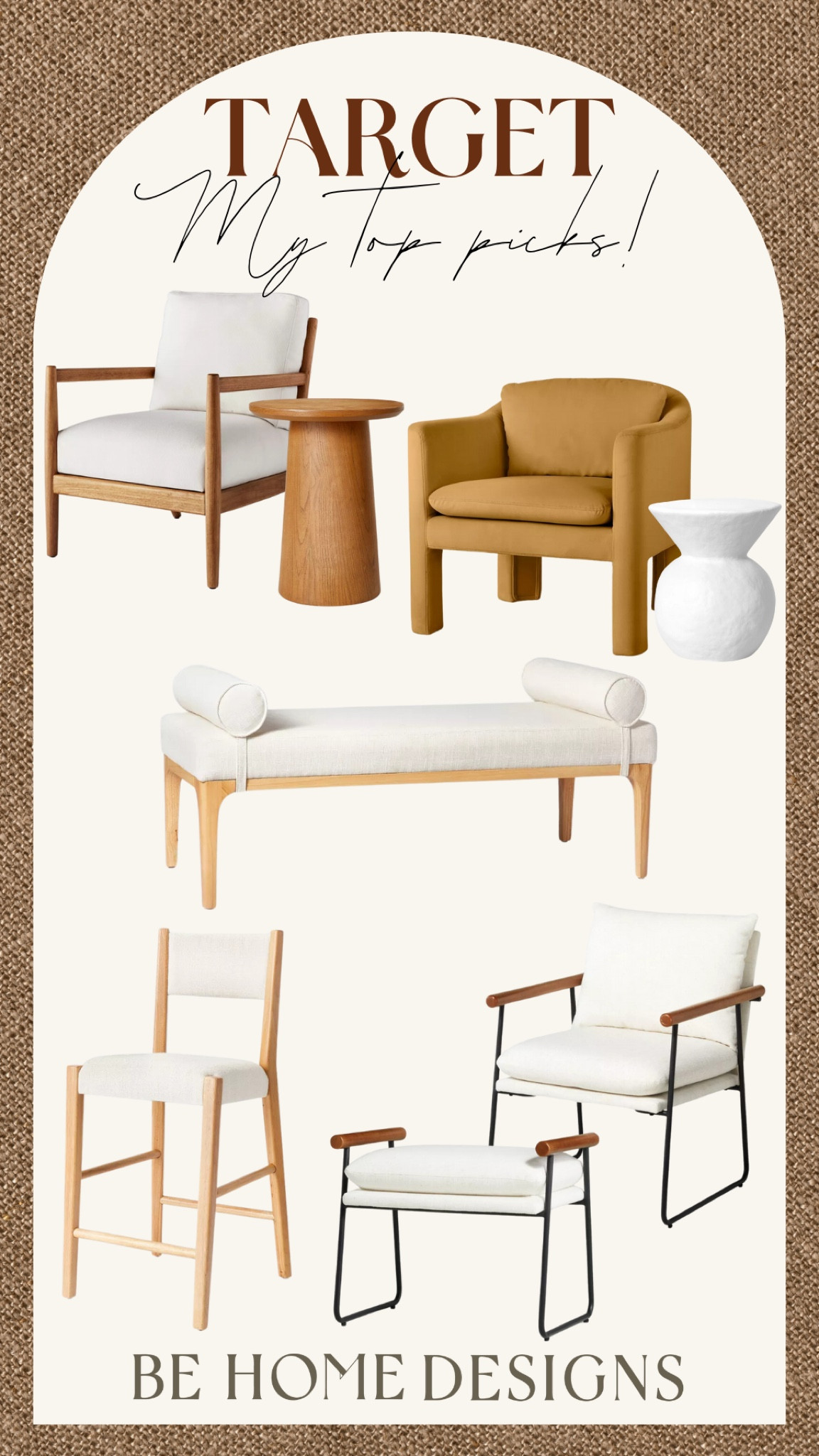 My top picks for seating, bench and accent tables 🤎 affordable and beautiful options for any style! 

#LTKStyleTip #LTKSaleAlert #LTKHome
