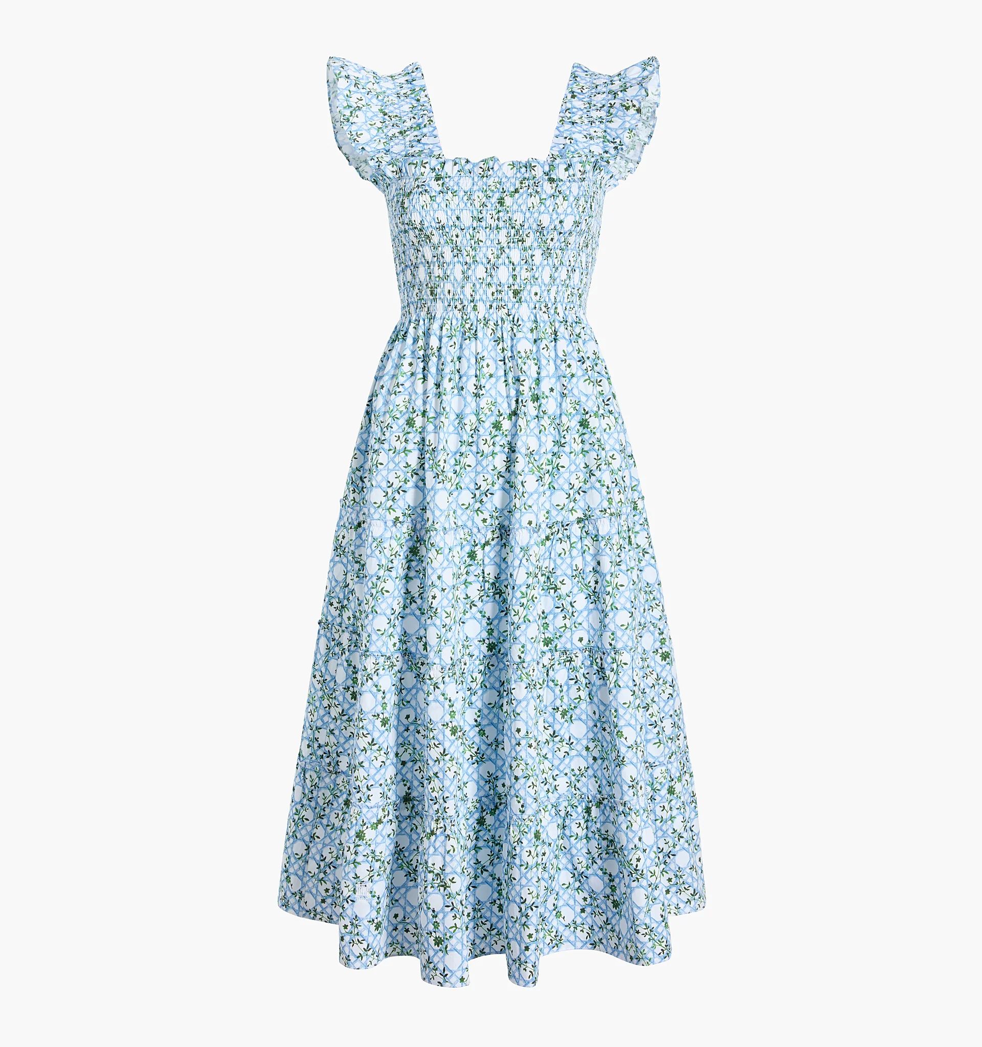 The Ellie Nap Dress - Diane Hill Blue Chinoiserie | Hill House Home