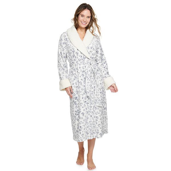 Women's Sonoma Goods For Life® Plush Long Robe | Kohl's