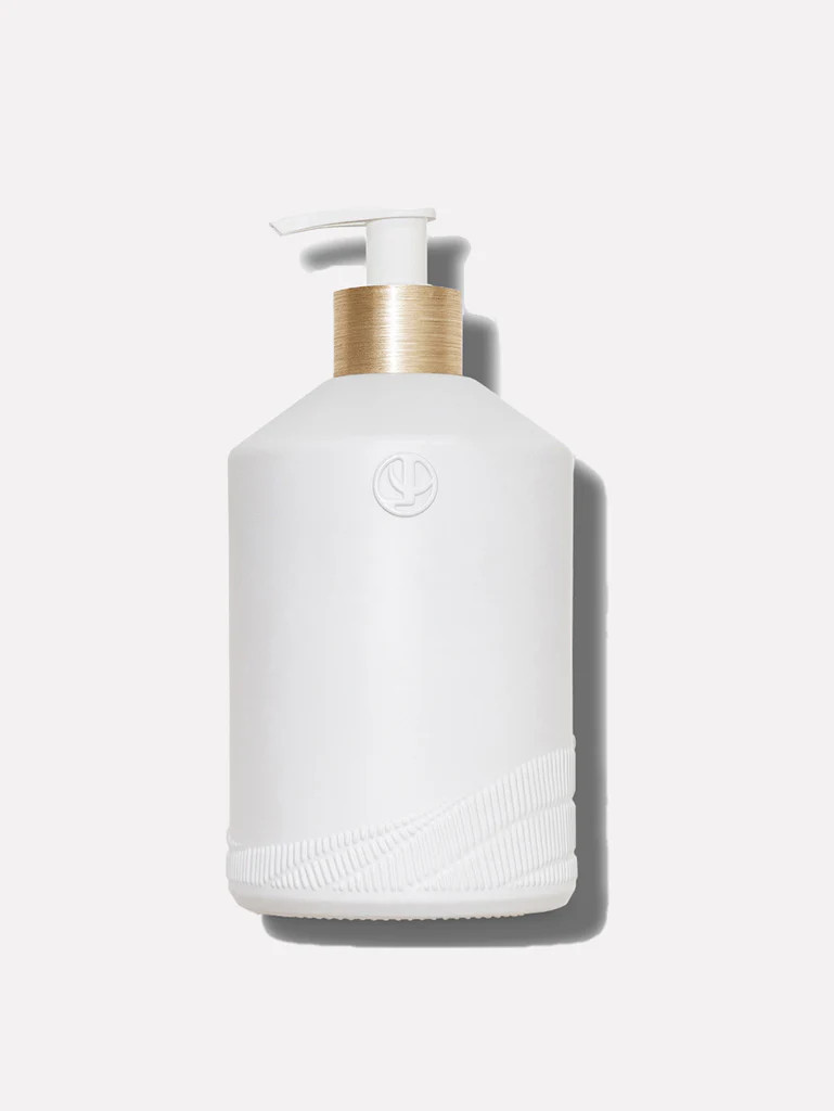Empty Glass Bottle Matte White, White Pump 16oz | L'AVANT Collective