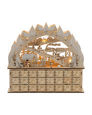 Led Advent Calendar House | TJ Maxx