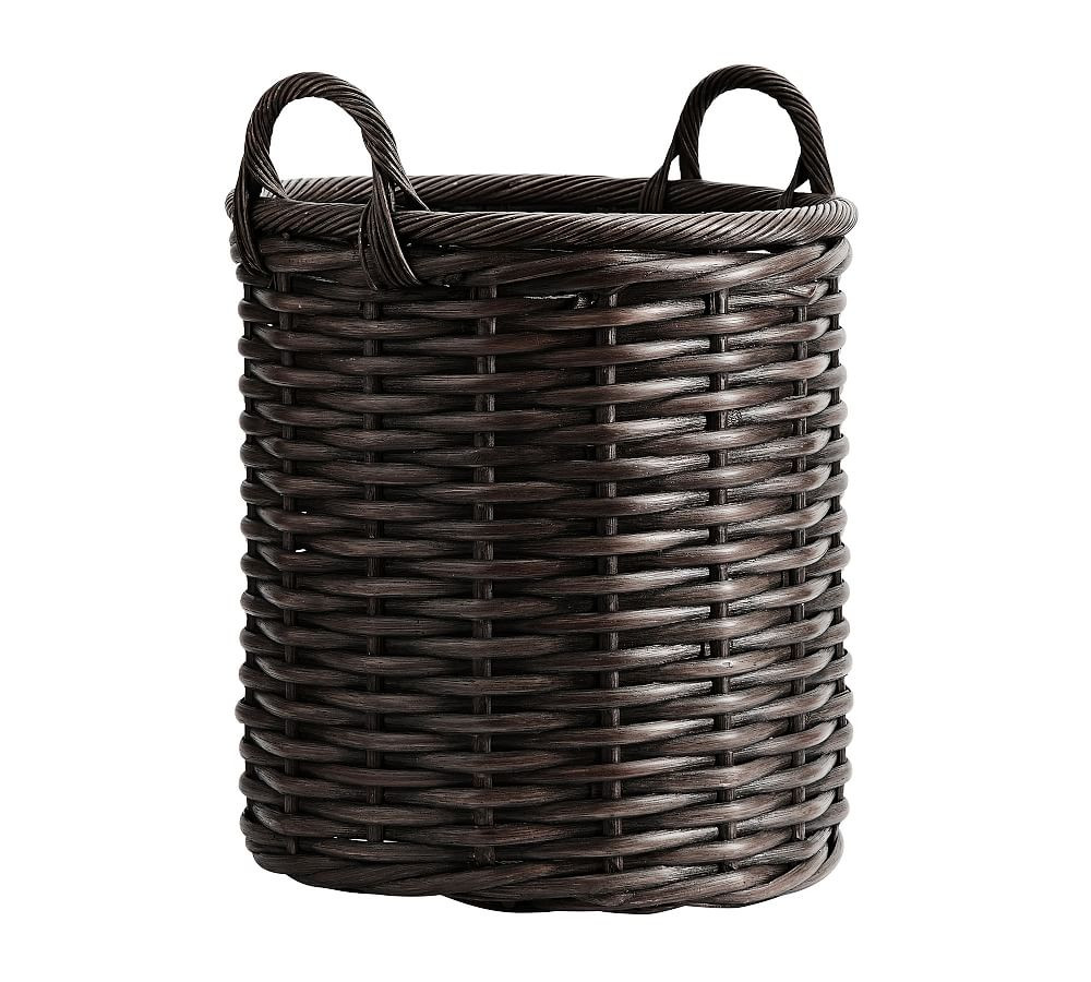 Aubrey Handwoven Tote Basket | Pottery Barn (US)