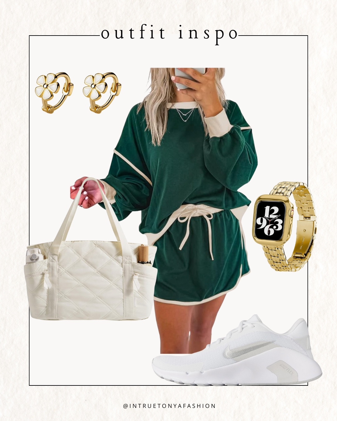 2 piece sweater and skirt set, white sneakers, quilted tote bag and gold accessories 





Spring outfit
Travel outfit
Activewear 
Spring athleisure
New arrivals
outfit inspo | outfit ideas | winter outfits amazon  | casual outfit Ideas  | Outfits | Amazon Casual Outfit | Cute casual outfits | Preppy Outfit 

#LTKootd #LTKSaleAlert #LTKFindsUnder50