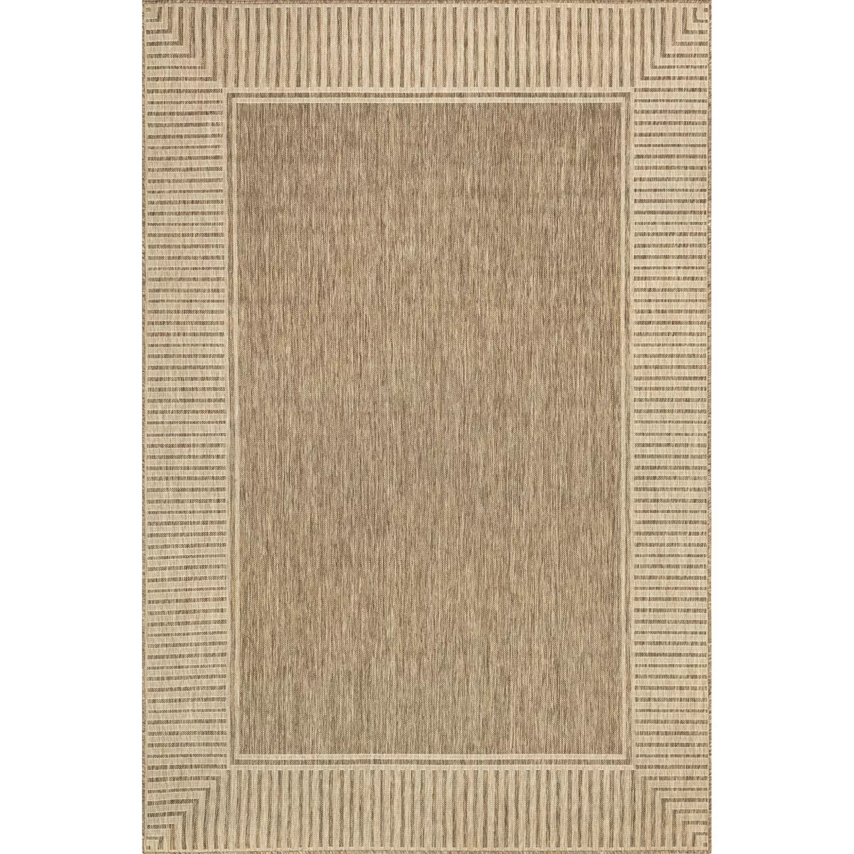 nuLOOM Asha Simple Border Indoor and Outdoor Area Rug for Patio Garden Living Room Bedroom Dining... | Target