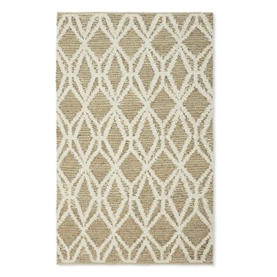 Diamond Geo Hand Woven Jute Rug | Grandin Road | Grandin Road