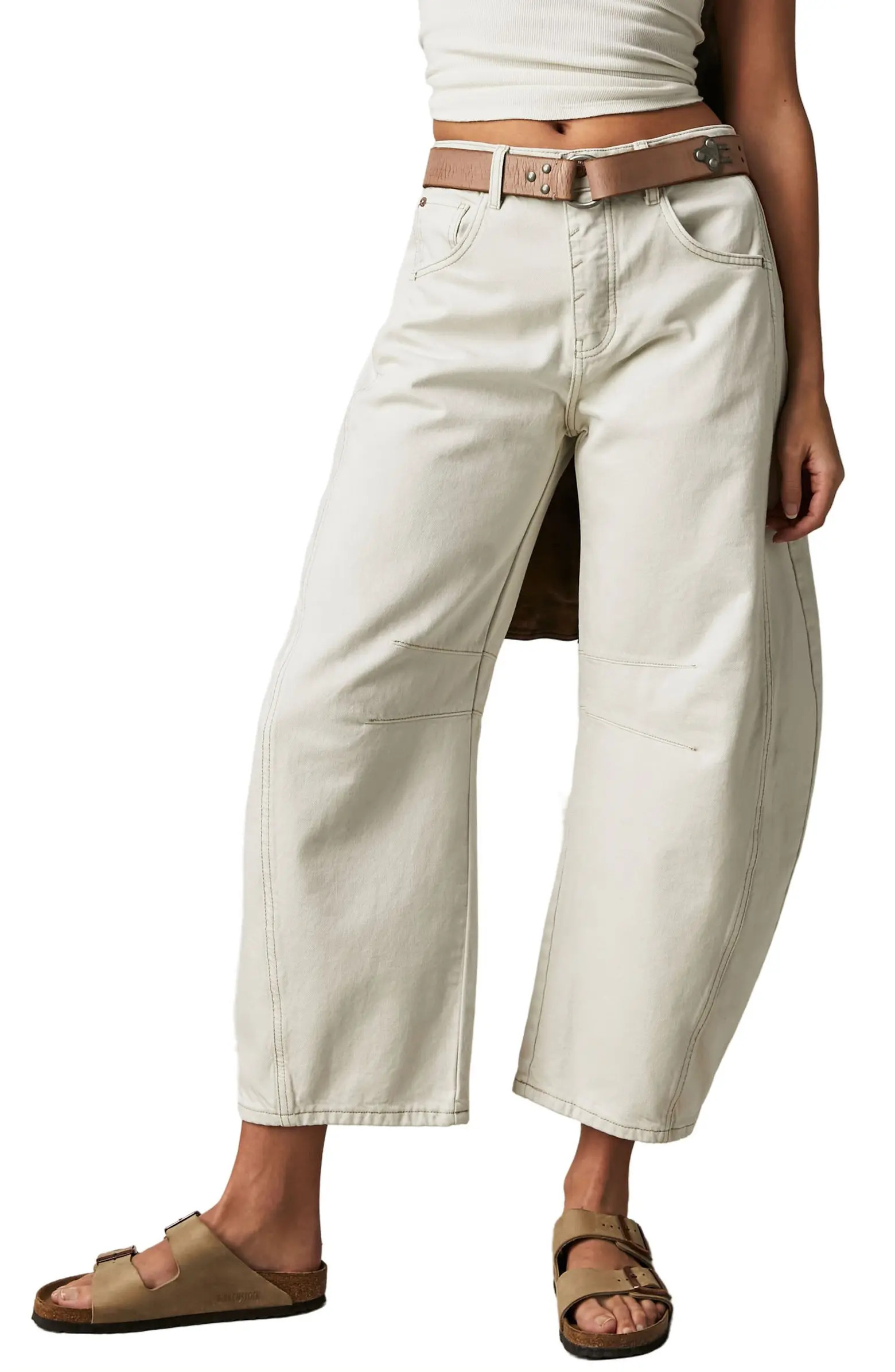 Good Luck Mid Rise Barrel Leg Jeans | Nordstrom