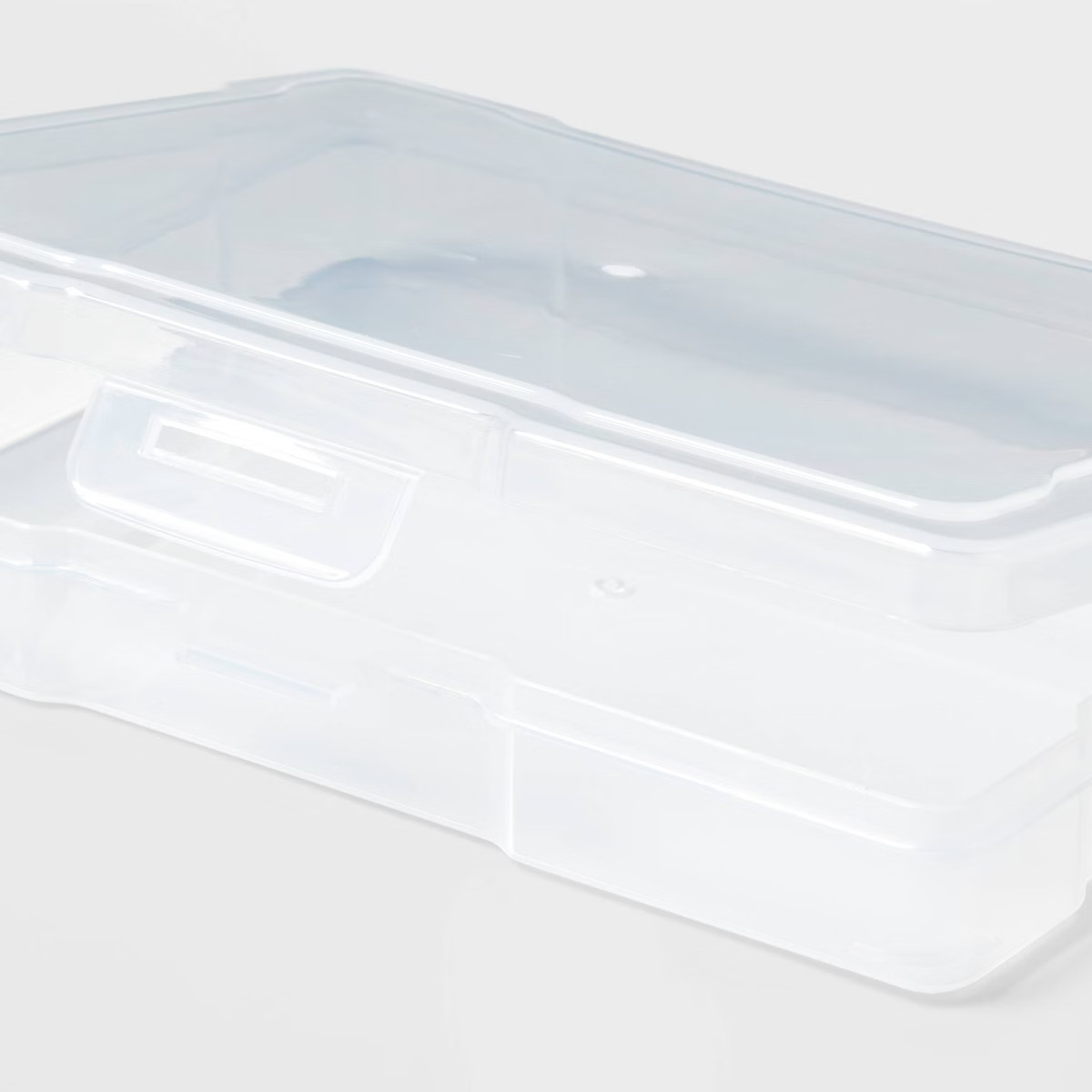 Small 5x7 Pencil Box/Photo/Craft/Travel Clear Storage Case 2pk - up&up™ | Target