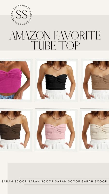 This knot tube top is perfect for your next summer outfit! Pair with your favorite jeans. 

#LTKFind #LTKstyletip #LTKfit
