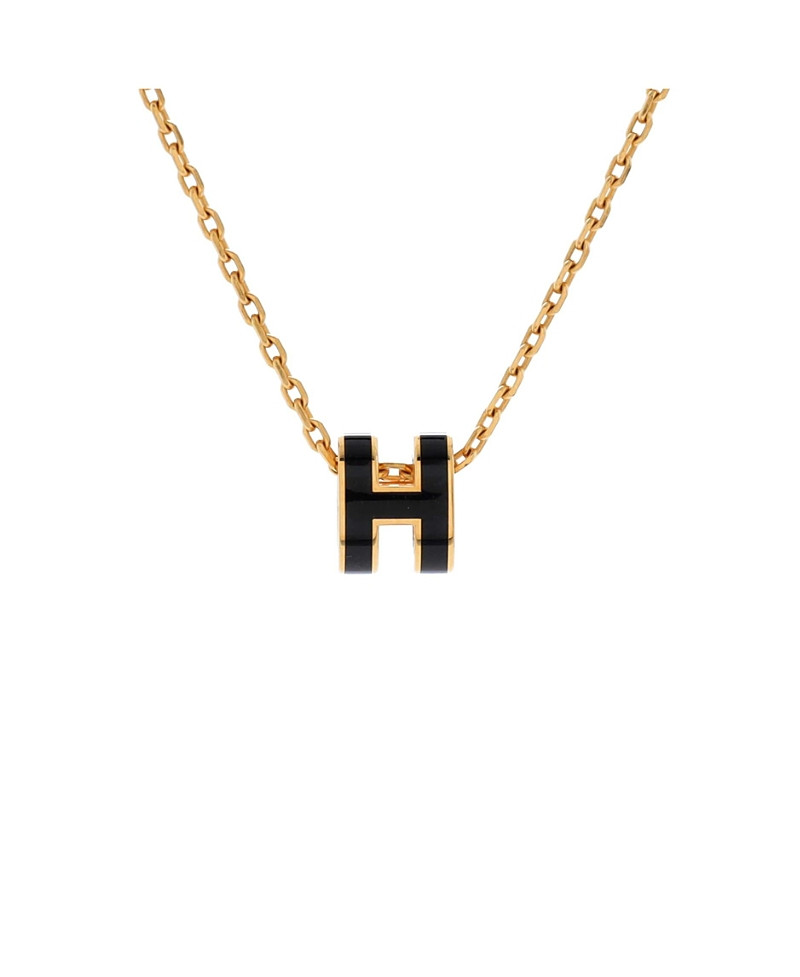 Pre-Owned HERMES Pop H Pendant Chain Necklace Metal and Enamel | Bloomingdale's (US)