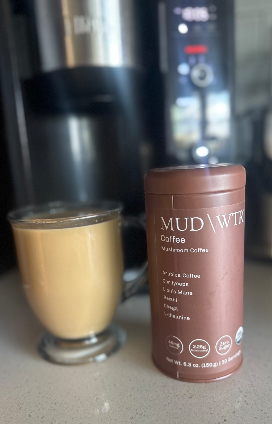 Natural Coffee with mushrooms and so many natural ingredients to fuel our mind and body! Drink this daily to enough our fav morning moment instead of traditional coffee to avoid the addiction, jitters and crash.. I’m loving it! 🤎🙌🏻

#LTKmomlife #LTKselfcare #LTKmorningroutine