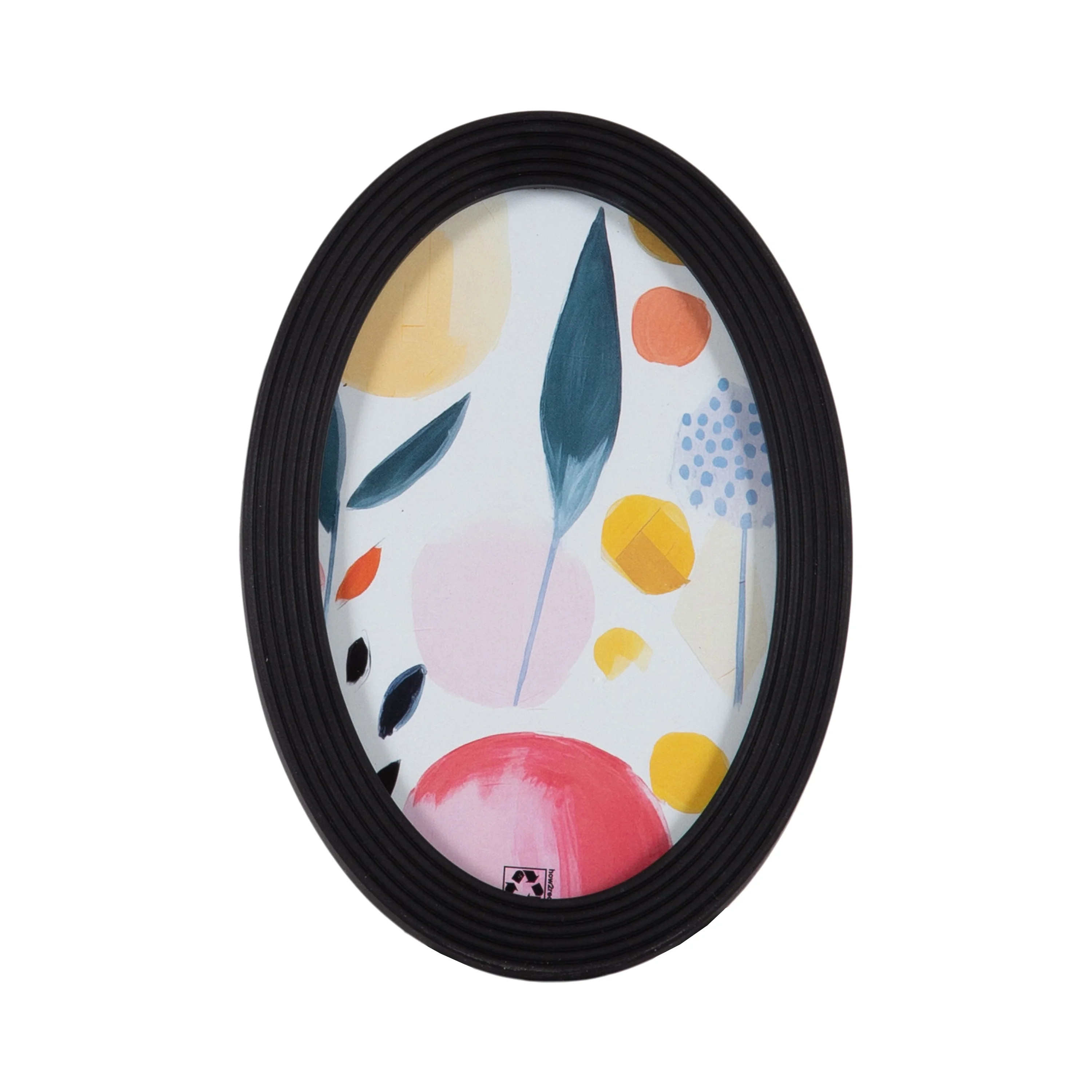 DesignOvation 4x6 Oval Black Decorative Tabletop Picture Frame | Walmart (US)