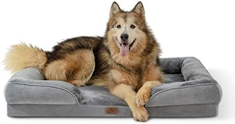 Bedsure Orthopedic Dog Bed, Bolster Dog Beds for Medium/Large/Extra Large Dogs - Foam Sofa with R... | Amazon (US)