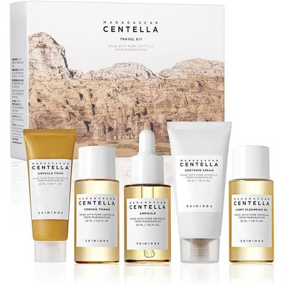 Seoul Kbeauty (5-piece set) Skin1004 Madagascar Centella (Toner, Ampoule, Soothing Cream, Cleansing Oil, Ampoule Foam) Travel Kit | Skin 1004 | Target